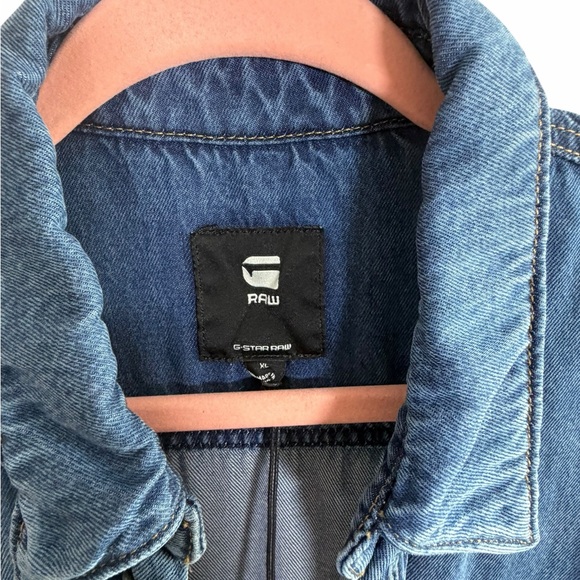 G-Star Sleeveless Denim Jumpsuit - Picture 7 of 7